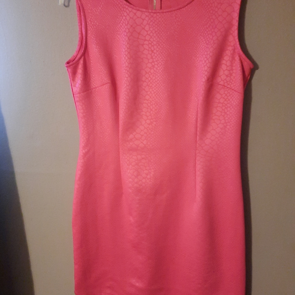 Pink sleevless mini dress Samuel Dong 508
